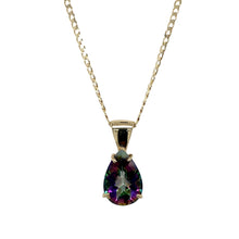 Load image into Gallery viewer, 9ct Gold &amp; Mystic Topaz Set 18&quot; Necklace
