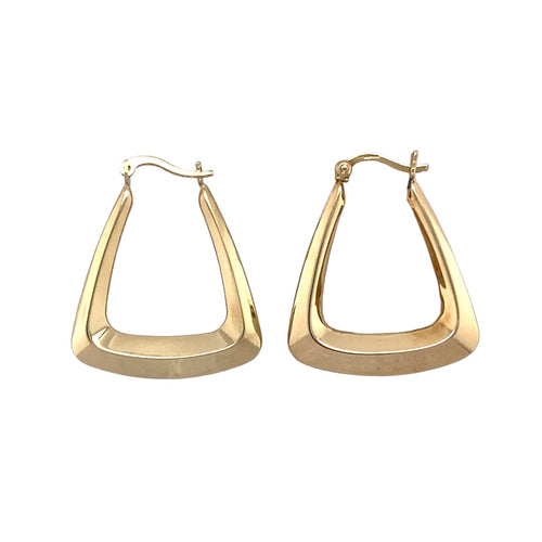 9ct Gold Handbag Creole Earrings