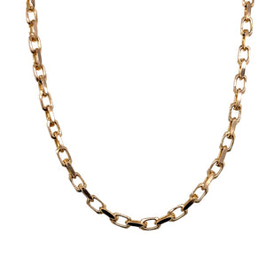 9ct Gold 20" Faceted Belcher Chain