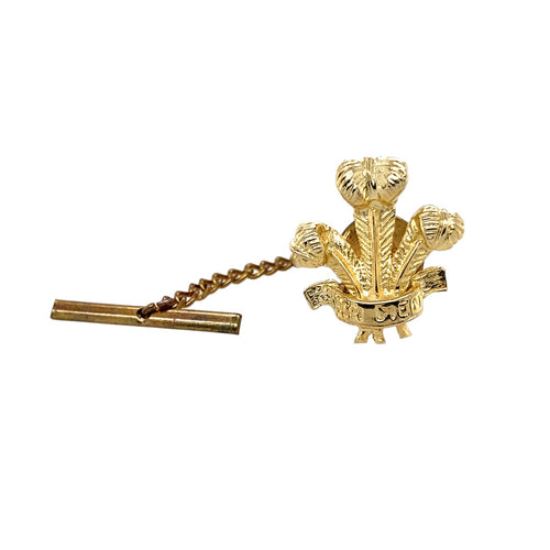 9ct Gold Three Feather Tie Pin