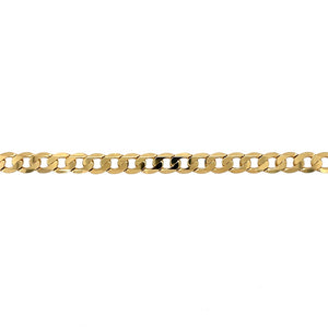 9ct Gold 8.25" Curb Bracelet