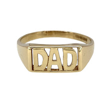 Load image into Gallery viewer, 9ct Gold Dad Ring
