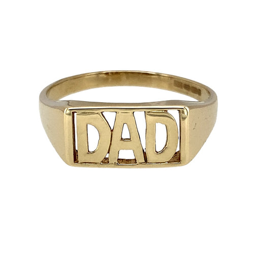 9ct Gold Dad Ring