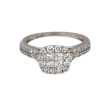Load image into Gallery viewer, 9ct White Gold &amp; Diamond Set Cluster Ring
