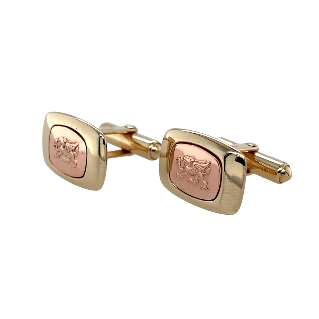 9ct Gold Clogau Welsh Dragon Cufflinks