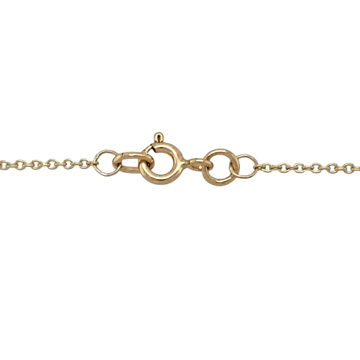 9ct Gold & Lavender Cubic Zirconia Bar 16" - 18" Necklace