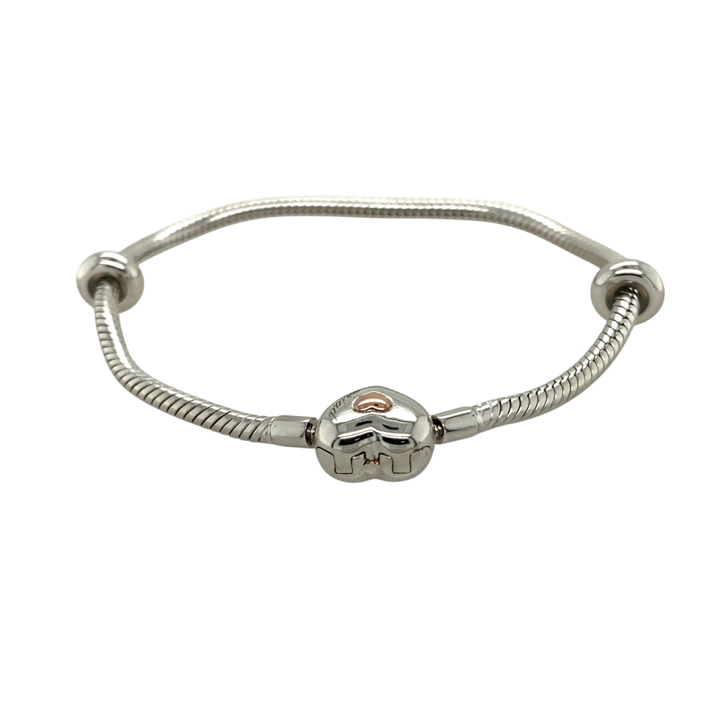 925 Silver Clogau Heart 7.5" Charm Bracelet