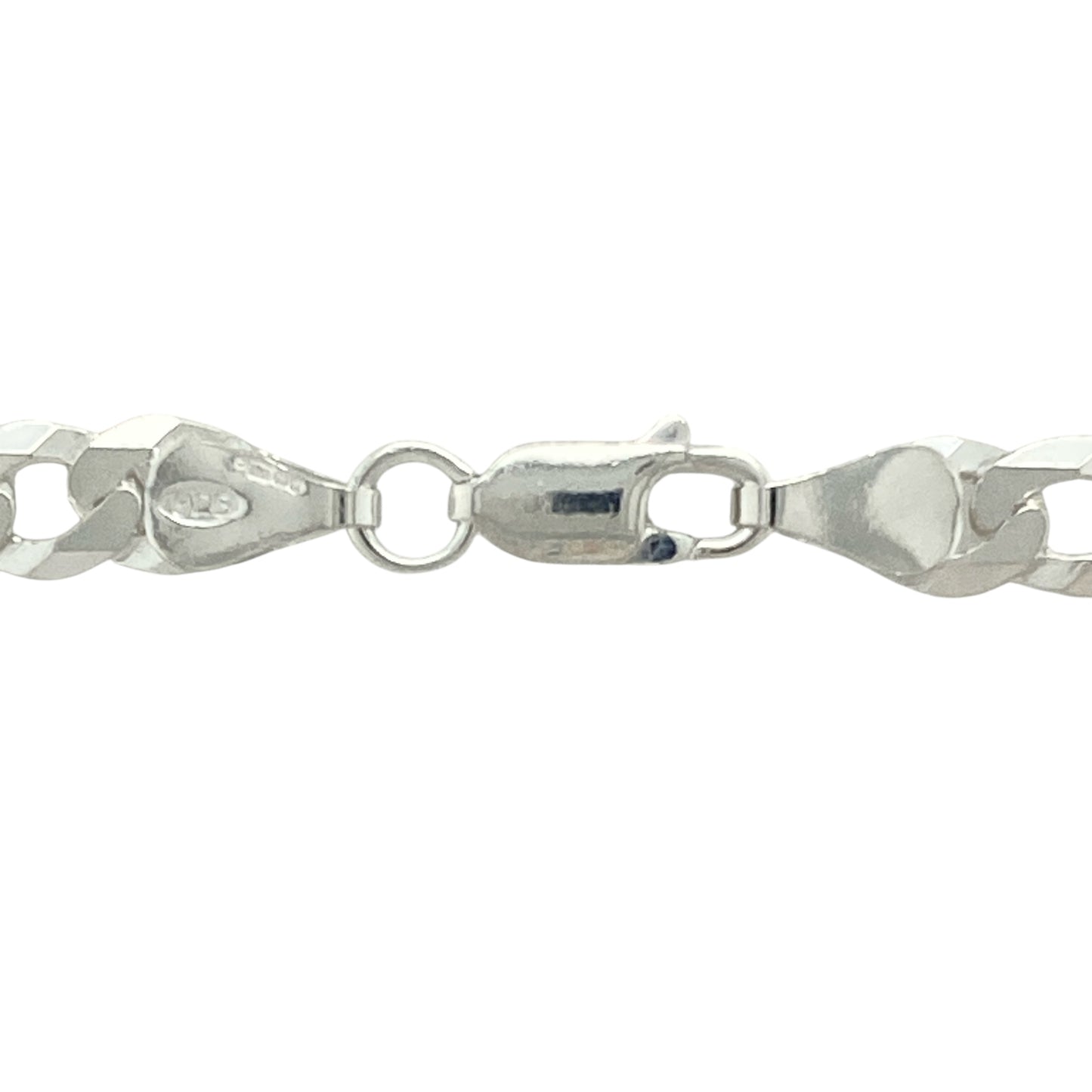 Elevate your style with this new 925 silver 25" curb chain, offering a bold yet classic look with extra length for versatile wear:
Design: A traditional curb link chain featuring flat, closely interlocking links, providing a smooth and flexible drape with a sleek, timeless appearance.
Material: Crafted from solid 925 sterling silver, the chain boasts a bright, polished finish that enhances its clean lines and enduring appeal.