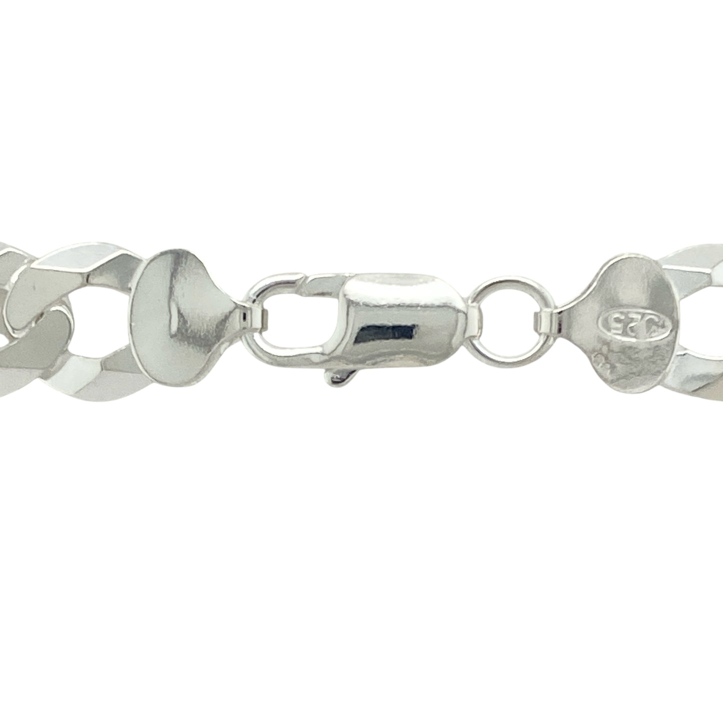 Command attention with this new 925 silver 24" curb chain, offering heavyweight luxury and timeless style in a bold, striking design:
Design: A classic curb link chain featuring wide, flat interlocking links that create a smooth, flexible drape and a powerful, polished appearance.
Material: Crafted from solid 925 sterling silver, the chain boasts a bright, polished finish that enhances its clean lines and bold design.