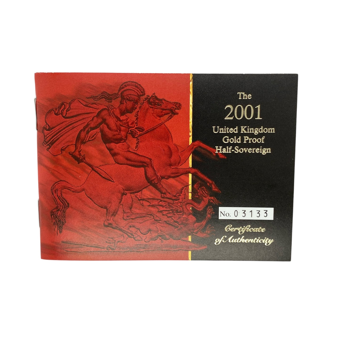 2001 22ct Gold Half Sovereign Coin