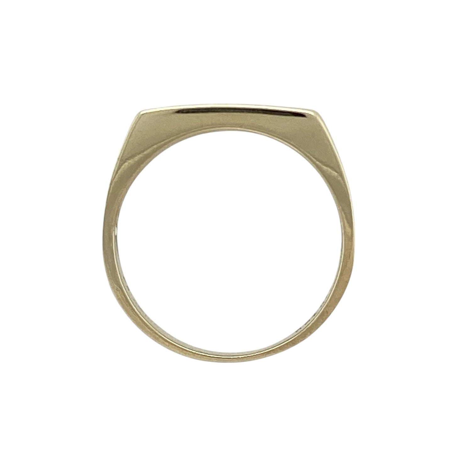 9ct Gold & Diamond Set Signet Ring