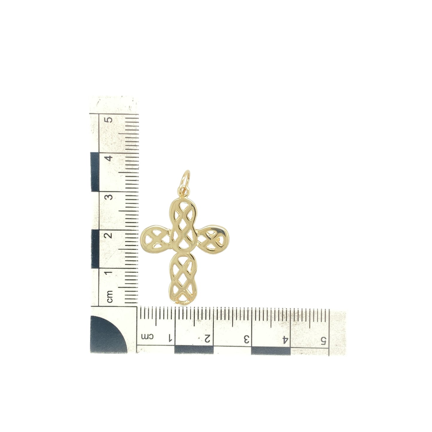 9ct Gold Celtic Knot Cross Pendant