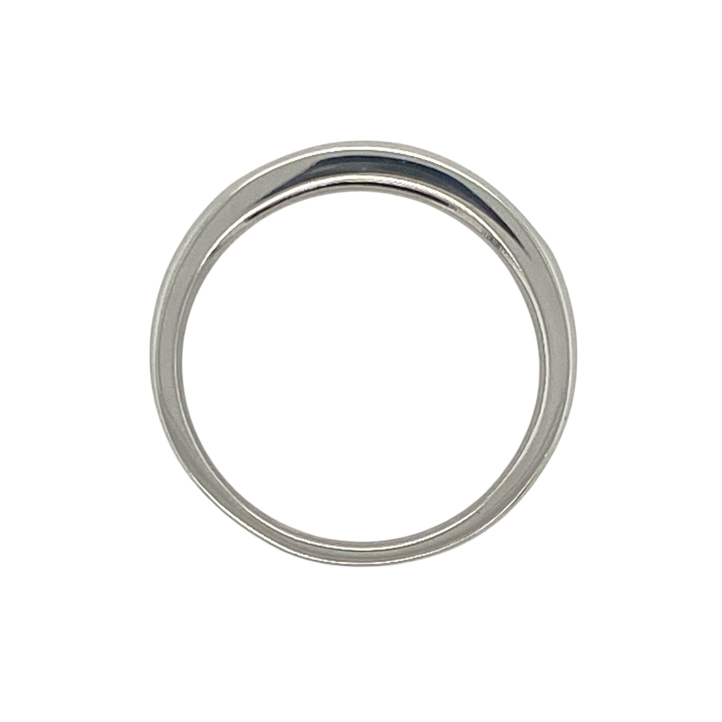 9ct White Gold & Diamond Set Band Ring