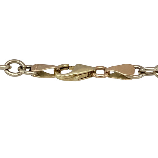 Charming and timeless, this pre-owned 9ct yellow gold heart drop bracelet adds a romantic touch to a classic chain—perfect for everyday elegance or sentimental gifting.
Design: The bracelet features a 7.5" polished chain with 3.5mm wide links, finished with a sweet heart-shaped drop charm that adds movement and charm.
Material: Made from 9-carat yellow gold, the warm tone and high-shine finish enhance the bracelet's delicate yet substantial look.