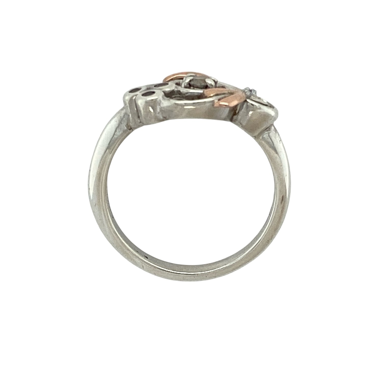 925 Silver & White Topaz Set Clogau Tree of Life Ring