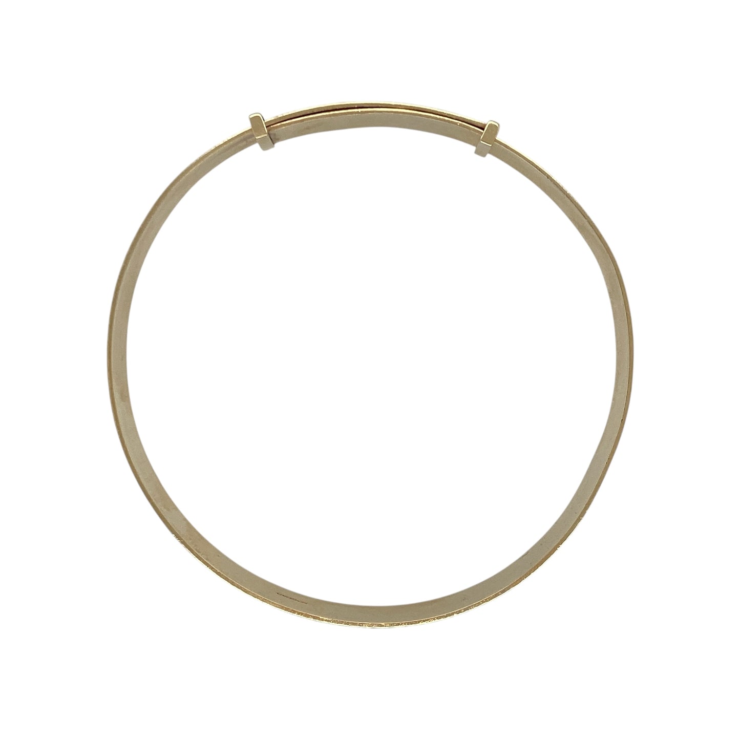 9ct Gold Patterned Expanding Bangle