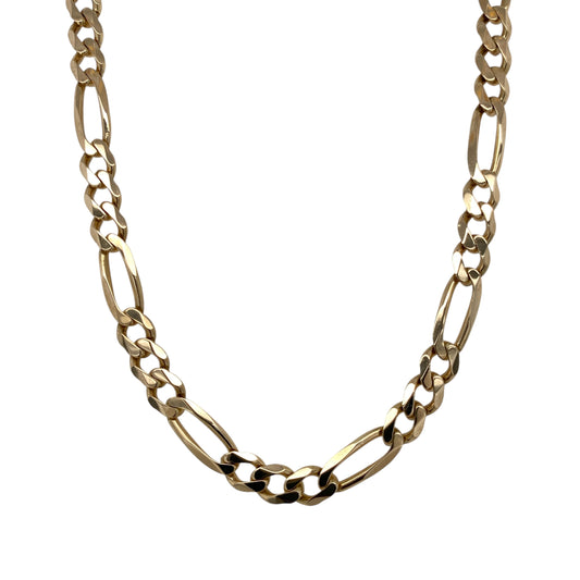 9ct Gold 18" Figaro Chain
