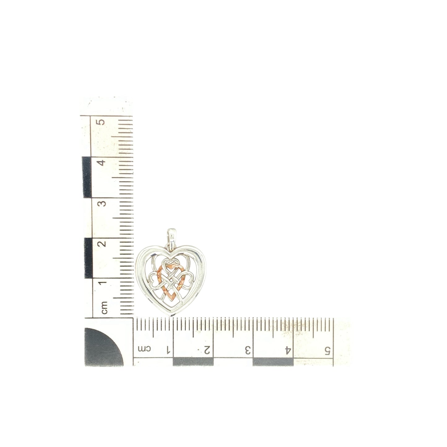 925 Silver Clogau Royalty Heart Pendant