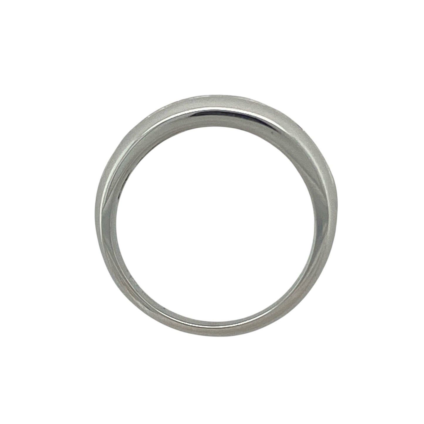18ct White Gold & Diamond Set Band Ring