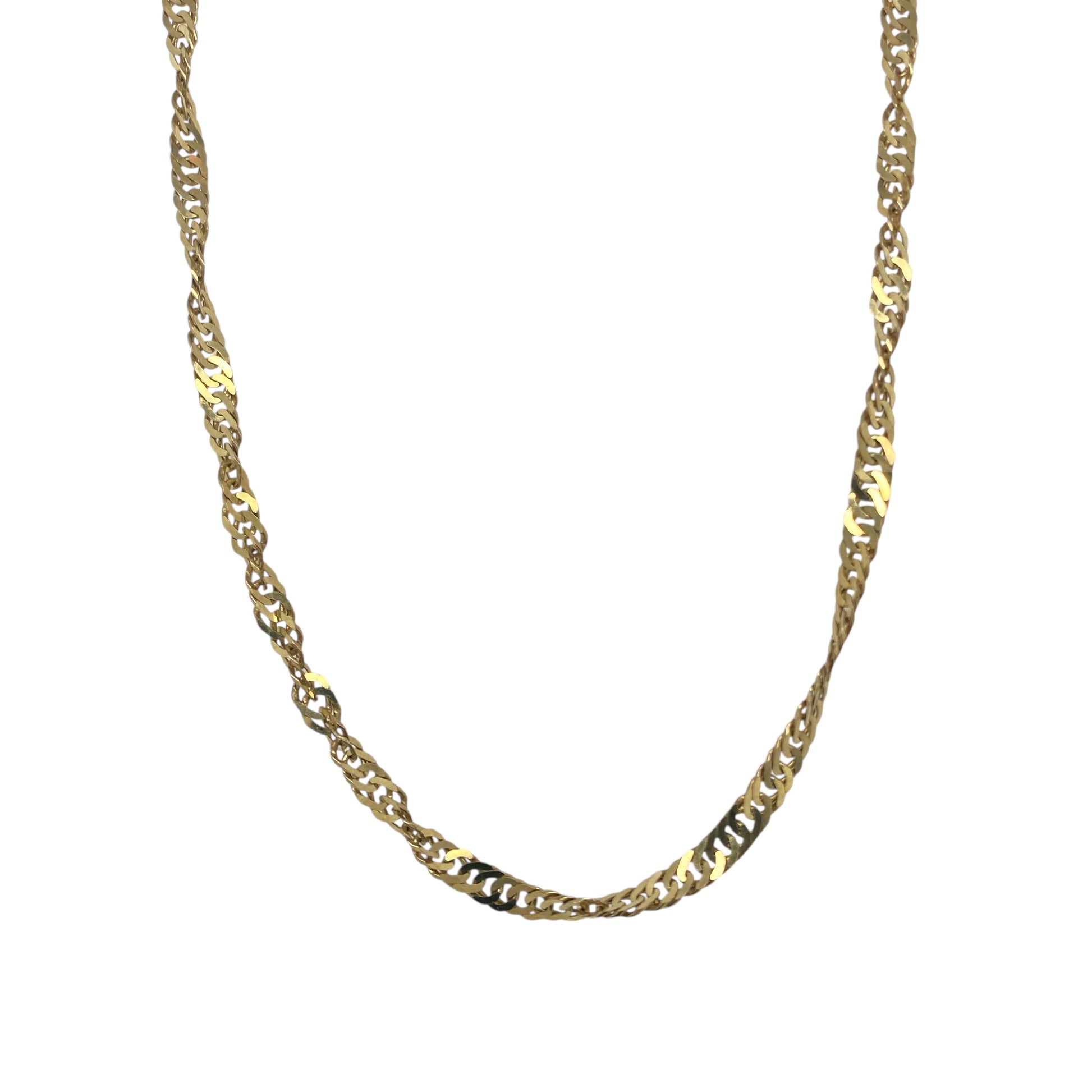 9ct Gold 30" Singapore Chain