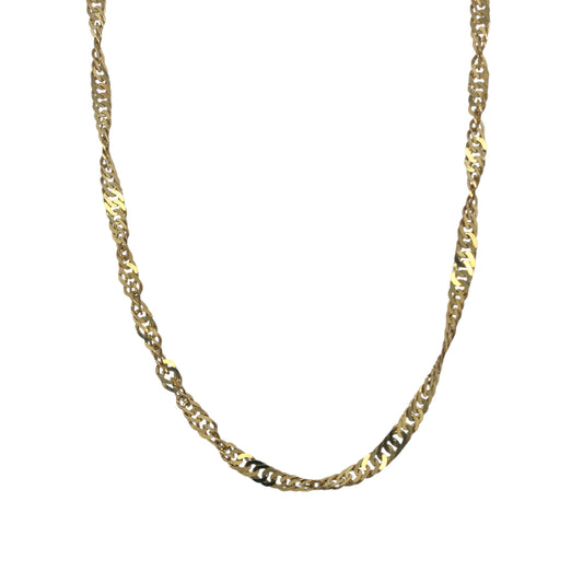 9ct Gold 30" Singapore Chain