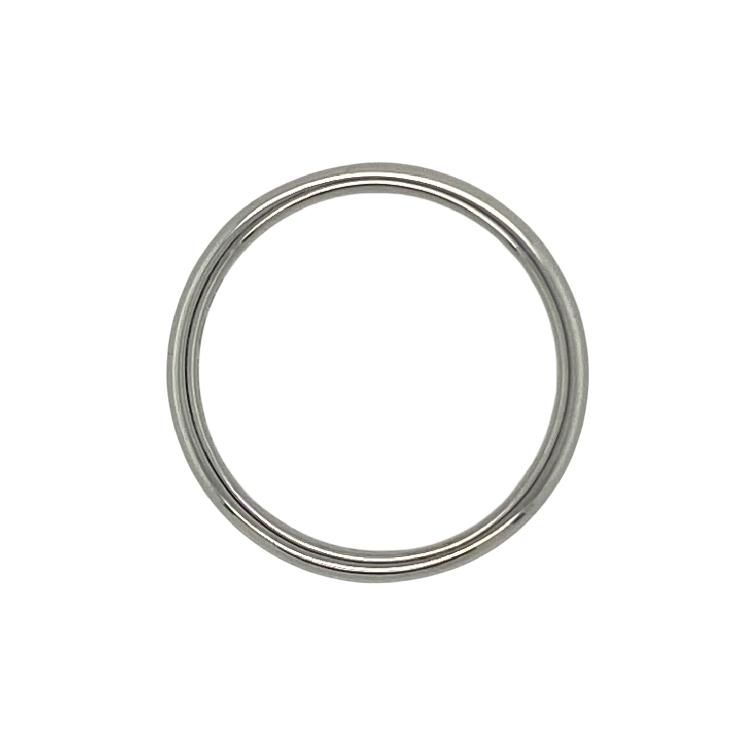 9ct White Gold Clogau Cariad 4mm Wedding Band Ring