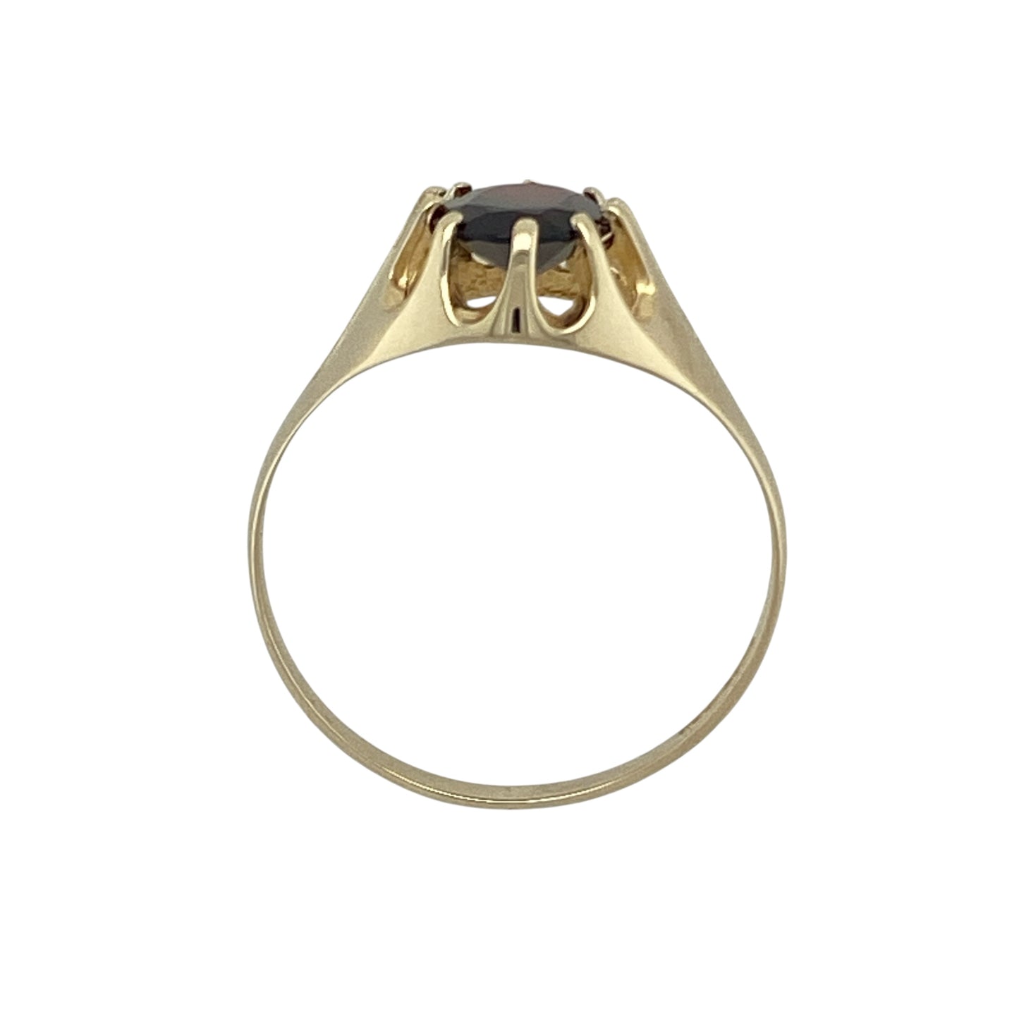 9ct Gold & Garnet Set Signet Ring