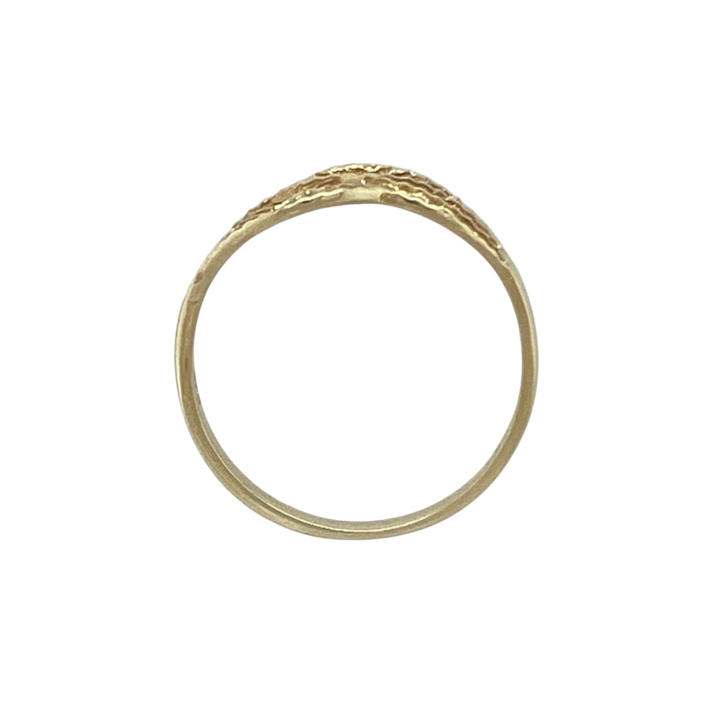 9ct Gold Open Weave Ring