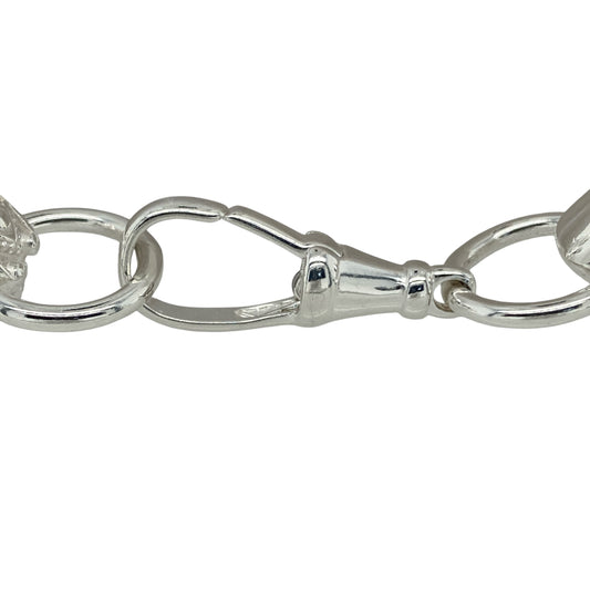 Bring distinctive style and modern sophistication to your collection with this new 925 silver 10" patterned hexagon link Belcher bracelet, combining geometric design with timeless eleganceβperfect for statement wear or contemporary everyday style.
Design: The bracelet features a unique Belcher link design with patterned hexagon-shaped links measuring 15mm wide, creating a bold and eye-catching look with intricate detail.