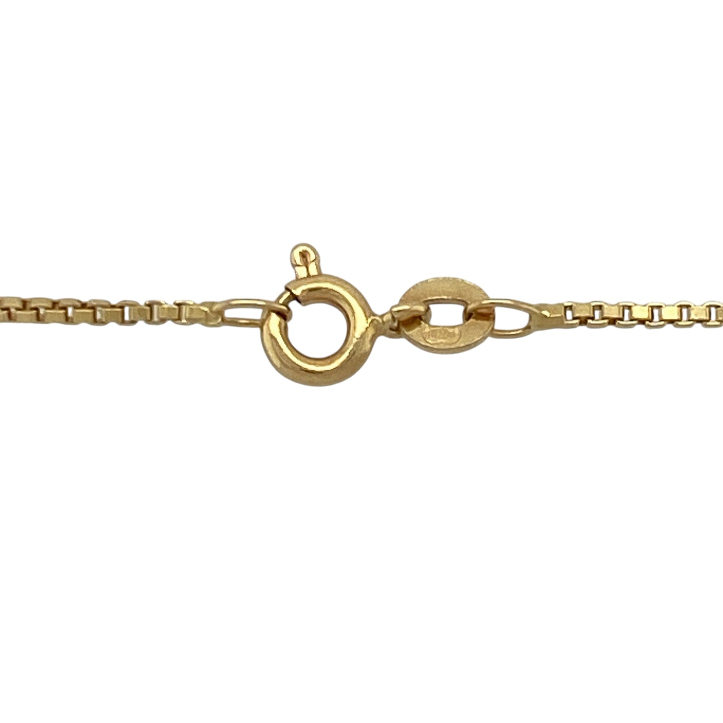 18ct Gold St Christopher 18" Necklace