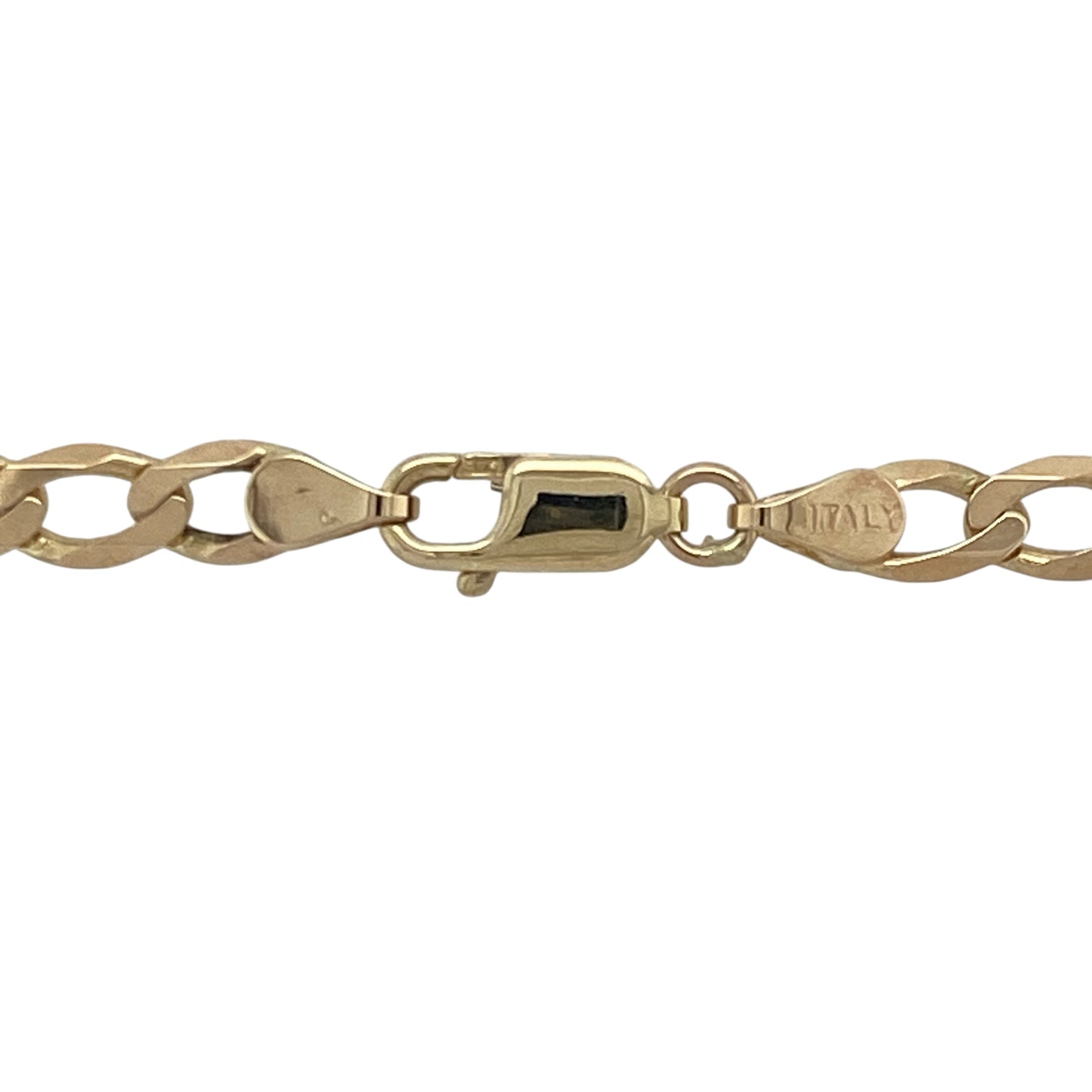 Bring bold elegance and timeless appeal to your collection with this pre-owned 9ct yellow gold curb chain—perfect for making a sophisticated statement in classic style.
Design: The chain features a traditional curb link design with 5mm-wide links, offering a smooth, polished finish that reflects light beautifully for a striking look.
Material: Made from 9-carat yellow gold, the rich tone enhances the chain’s classic design and provides lasting shine and durability.