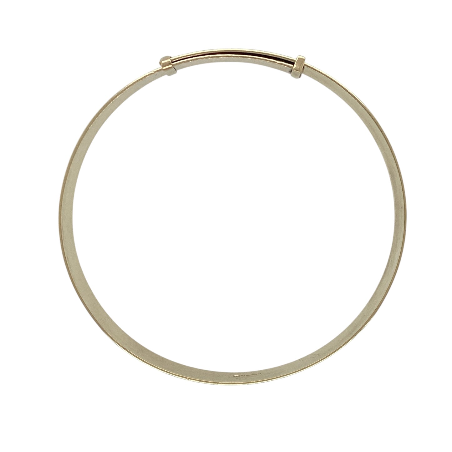 9ct Gold Patterned Expanding Bangle