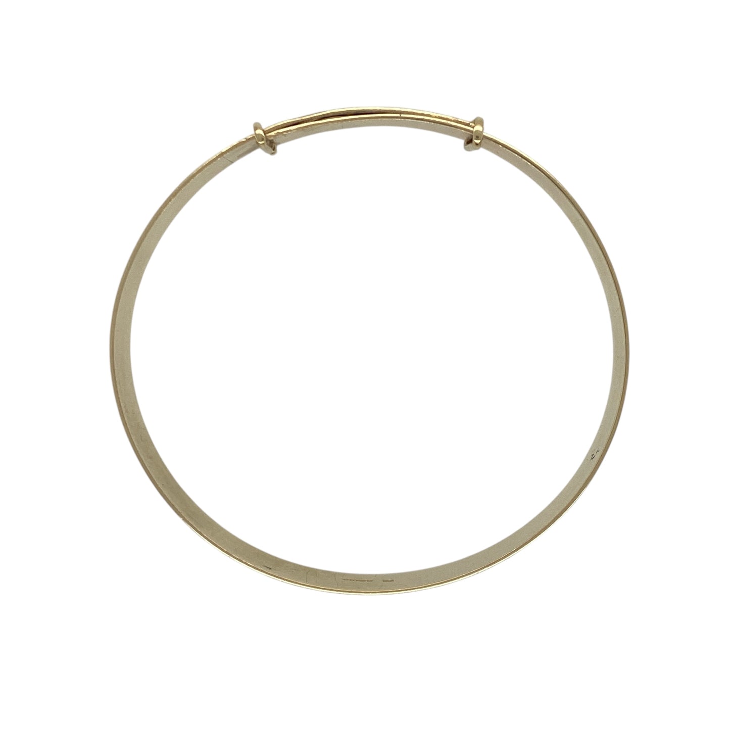 9ct Gold Patterned Expanding Bangle