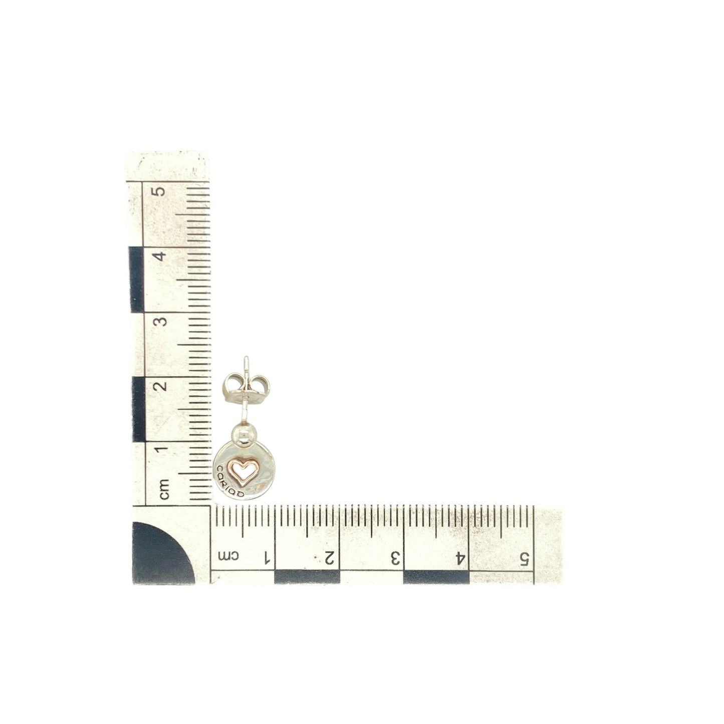 925 Silver Clogau Cariad Heart Drop Earrings