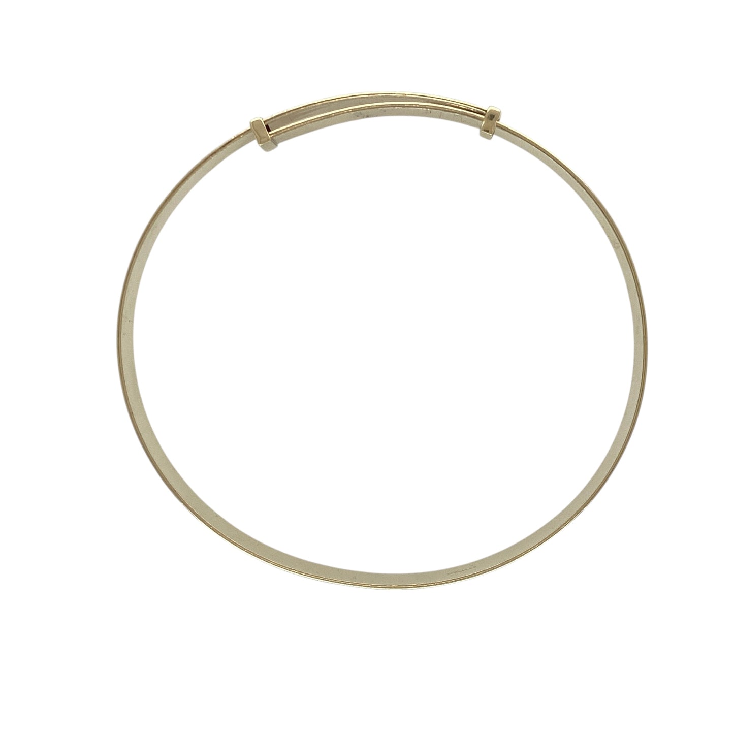 9ct Solid Gold Patterned Expanding Bangle