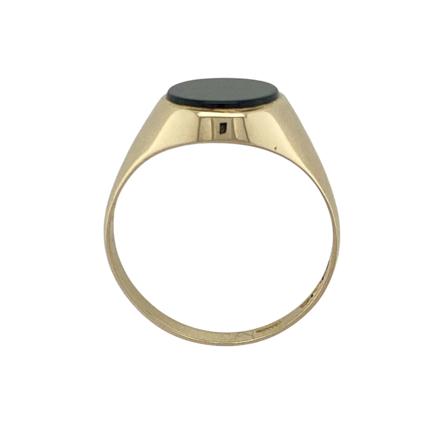 9ct Gold & Onyx Set Oval Signet Ring