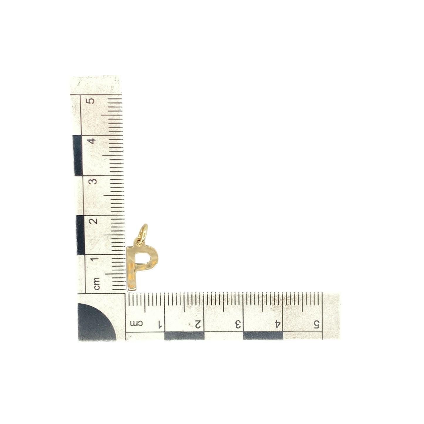 9ct Gold Initial 'P' Pendant
