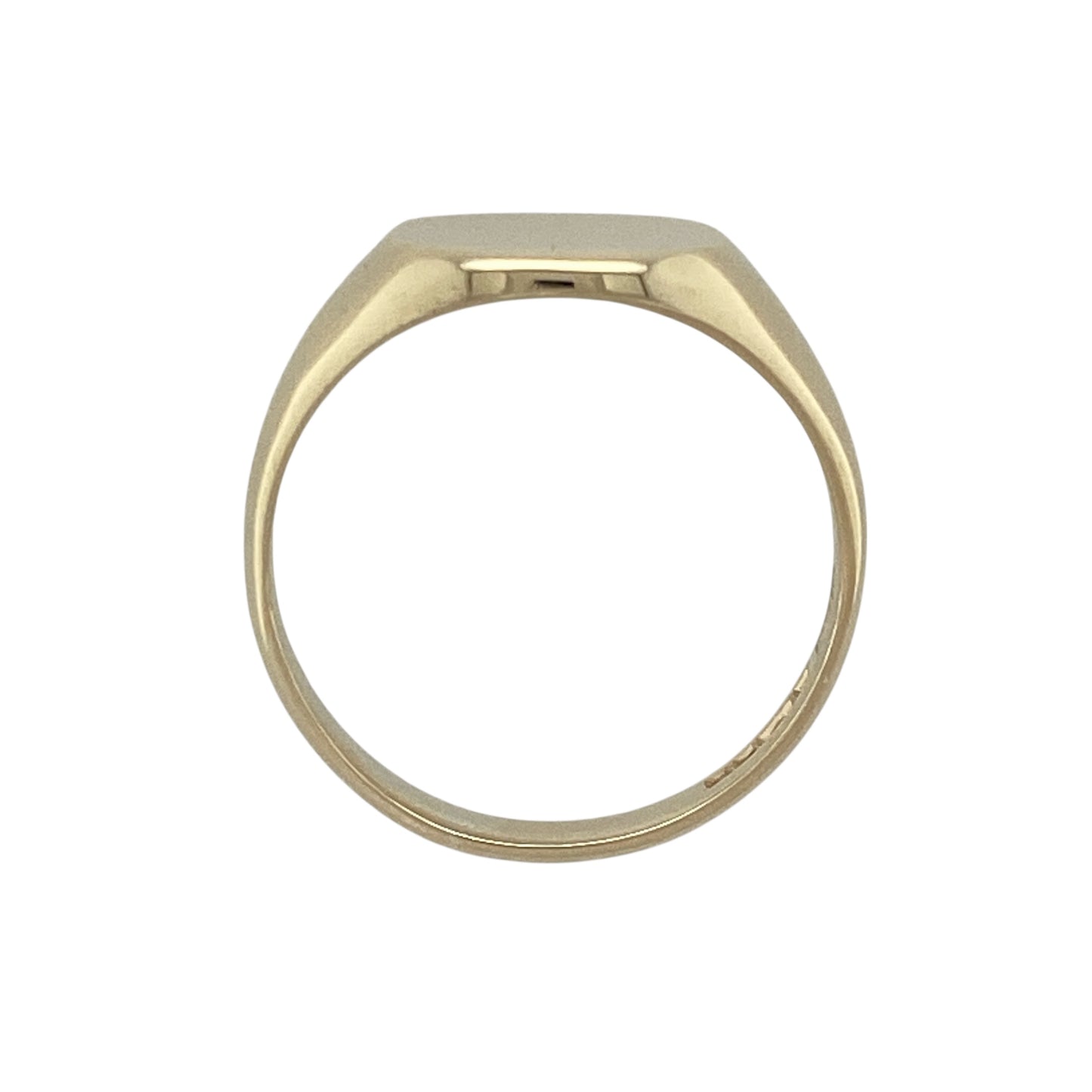 9ct Gold Plain Signet Ring
