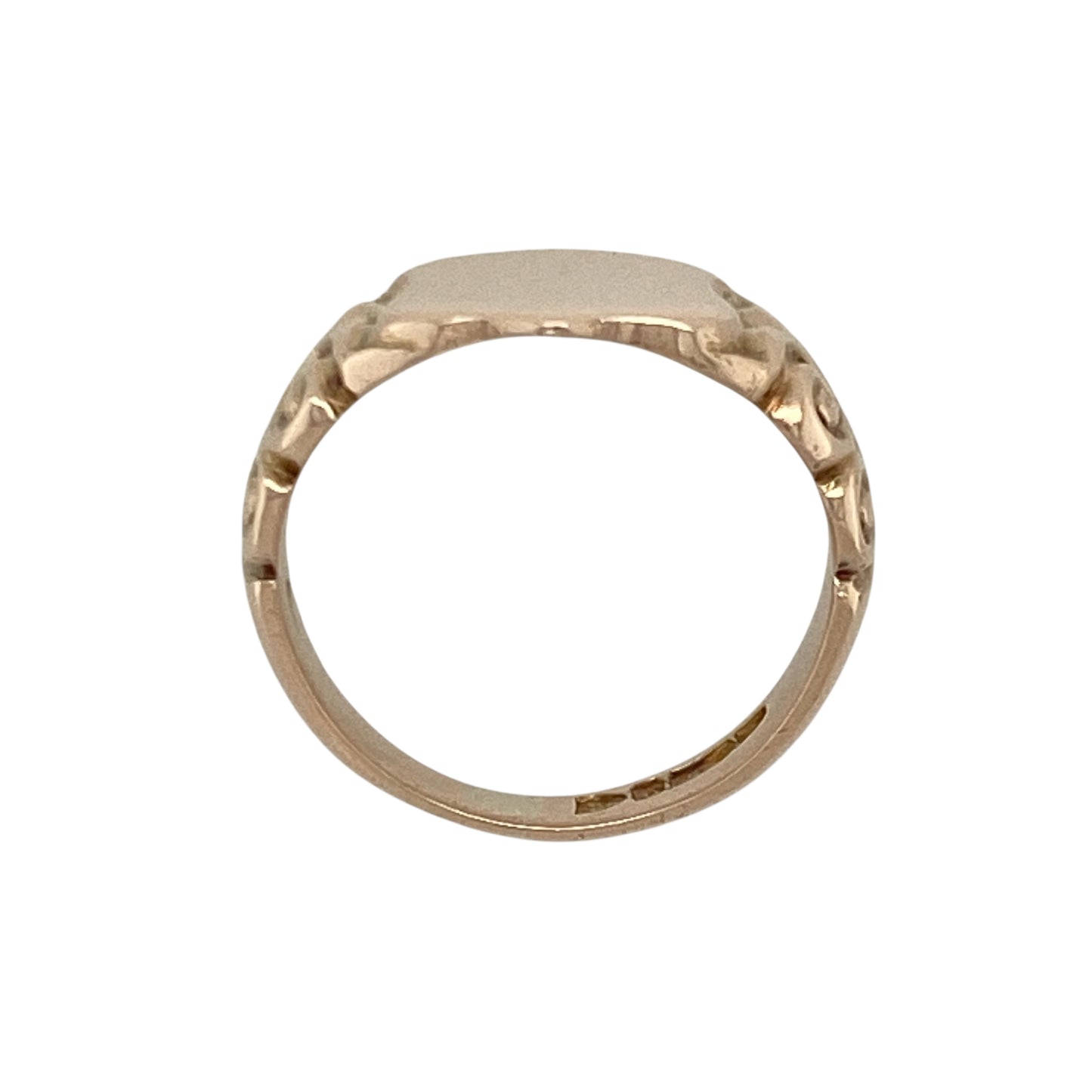9ct Gold Shield Signet Ring