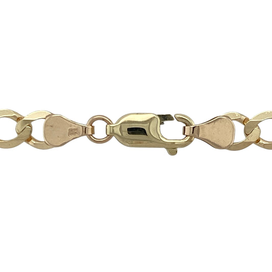 Bring classic strength and refined shine to your collection with this pre-owned 9ct yellow gold 20" curb chain—a timeless design that balances elegance with substance.
Design: The chain features traditional 6mm wide curb links, offering a smooth and polished appearance with a bold, stylish profile.
Material: Made from 9-carat yellow gold, the rich golden tone and high-shine finish give the chain a luxurious and versatile appeal.