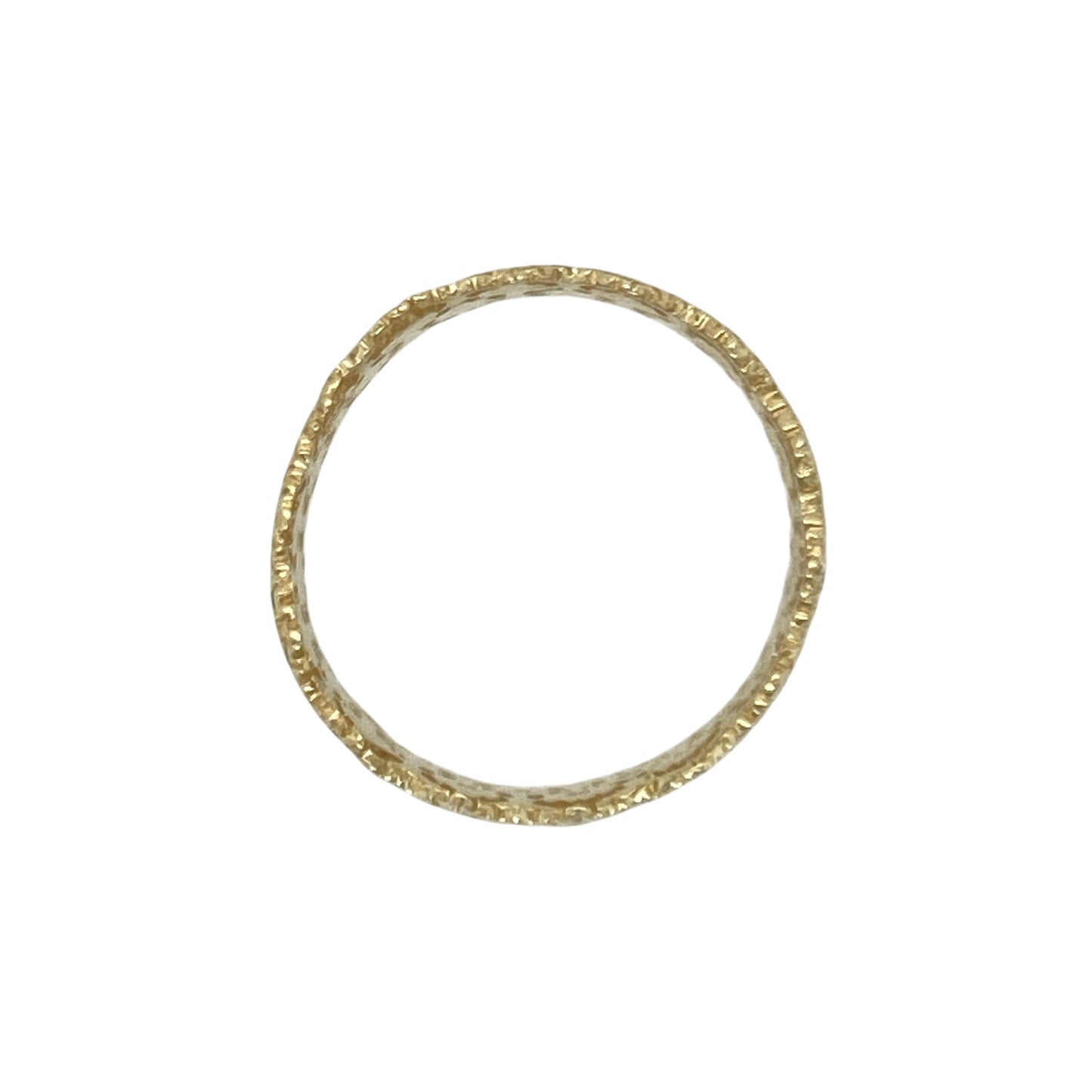 9ct Gold Diamond Set Filigree Style Wide Band Ring