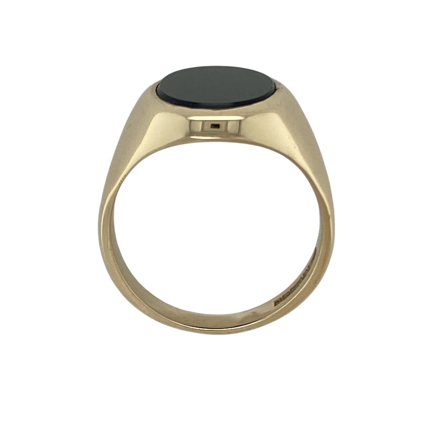9ct Gold & Onyx Oval Signet Ring