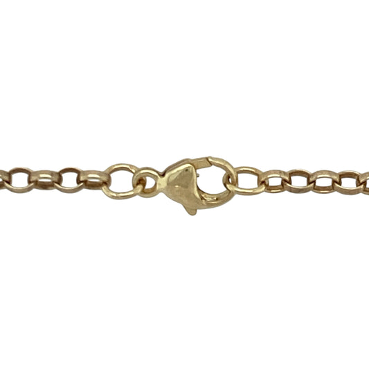 Bring classic charm and warm golden tone to your collection with this pre-owned 9ct yellow gold belcher chainβan easy-to-wear piece offering timeless style and everyday elegance.
Design: This 18" belcher chain features delicate 2mm rounded links that create a light, refined look suitable for both standalone wear and pairing with pendants.
Material: Made from 9-carat yellow gold, the chain has a polished finish that enhances its soft, radiant shine.