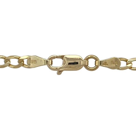 Bring classic shine and warm golden tone to your collection with this pre-owned 9ct yellow gold curb chainβan effortlessly stylish piece perfect for everyday wear or layering.
Design: This 20" curb chain features 3mm flat links that create a sleek, traditional profile with a smooth, easy drape.
Material: Made from 9-carat yellow gold, the chain offers a polished finish that enhances its bright, timeless appeal.
