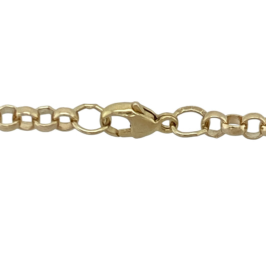 Bring refined style and warm golden tone to your collection with this pre-owned 9ct yellow gold belcher chainβan elegant choice offering timeless versatility and everyday appeal.
Design: This 22" belcher chain features 3mm rounded links that create a classic, balanced look suitable for wearing alone or with a pendant.
Material: Made from 9-carat yellow gold, the chain has a polished finish that enhances its soft, radiant shine.