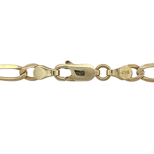 Bring bold style and warm golden tone to your collection with this pre-owned 9ct yellow gold Figaro chainβan iconic design offering statement presence and timeless appeal.
Design: This 28" Figaro chain features 5mm alternating long and short links, creating a distinctive, eye-catching pattern with a smooth, stylish drape.
Material: Made from 9-carat yellow gold, the chain has a polished finish that enhances its rich, radiant shine.