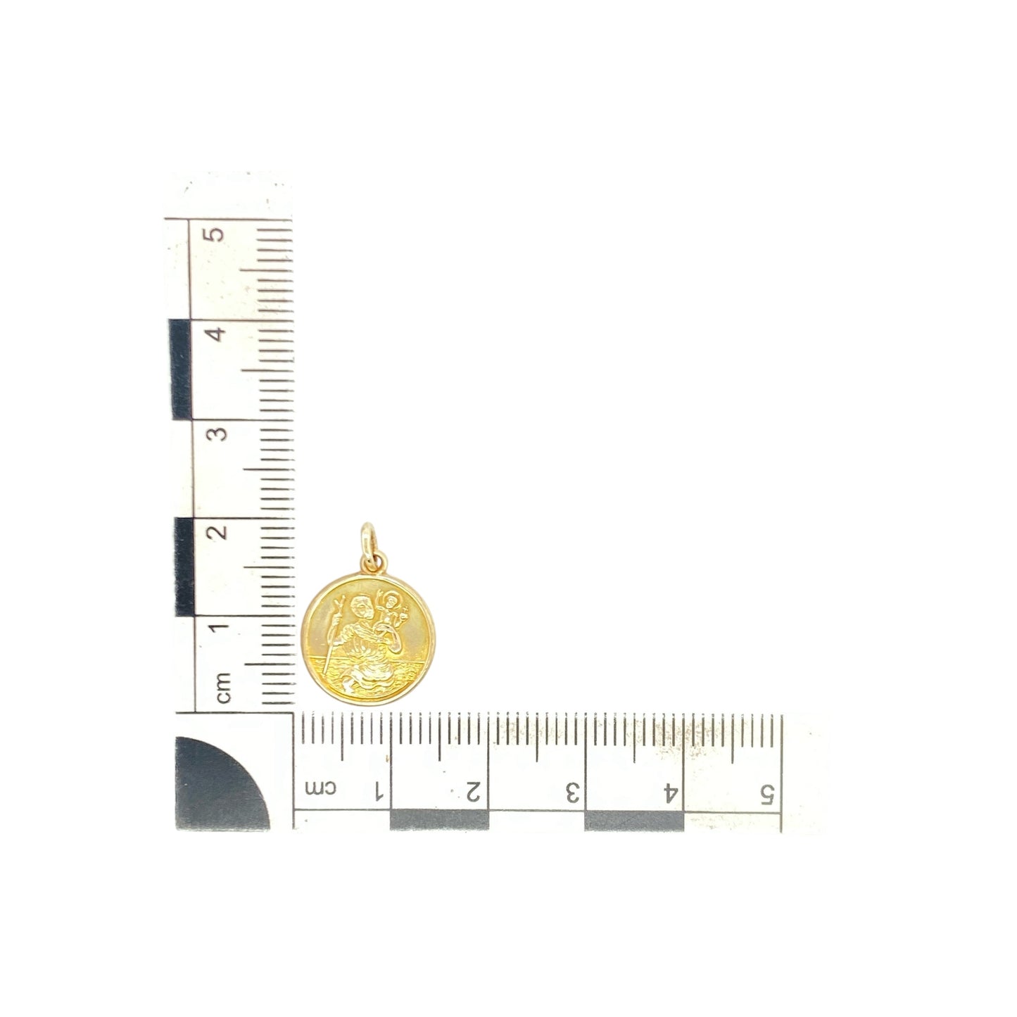 9ct Gold St Christopher Pendant