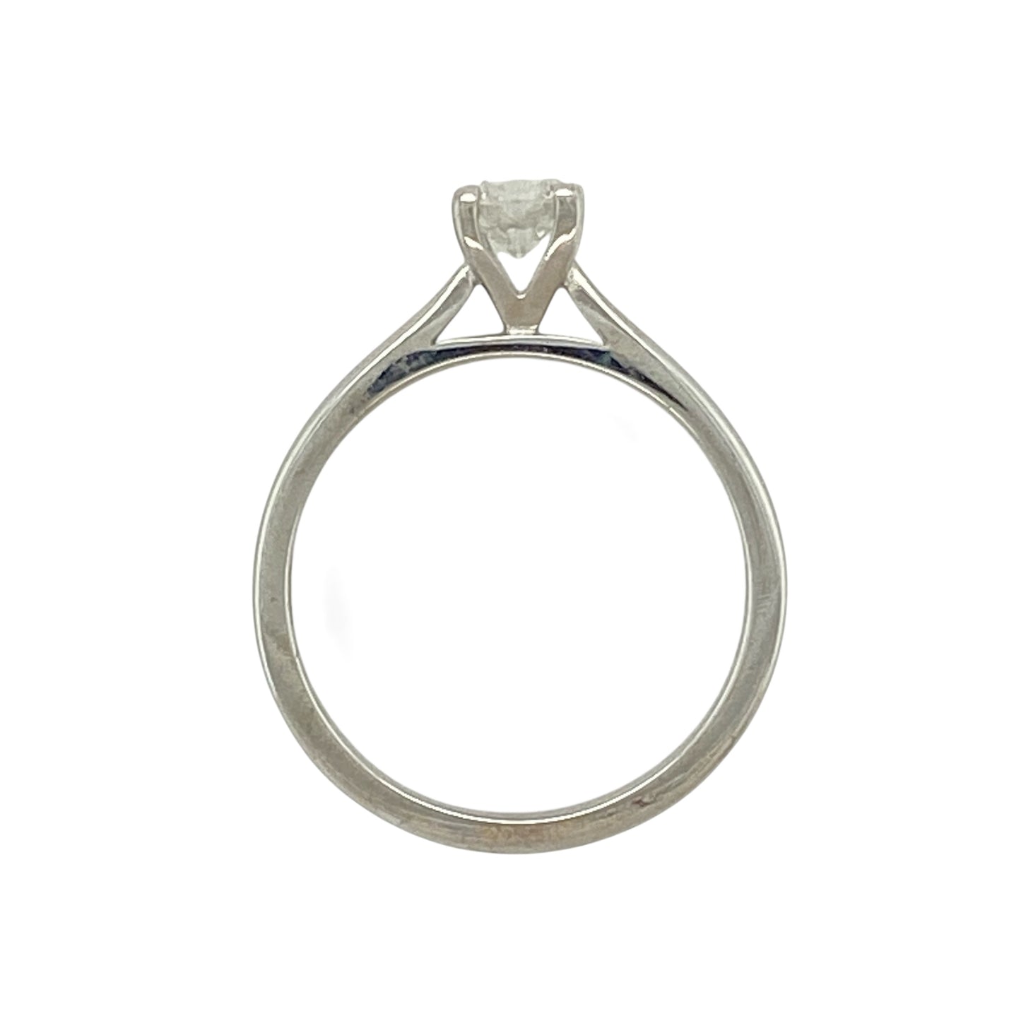 New 18ct White Gold & Diamond Set Solitaire Ring