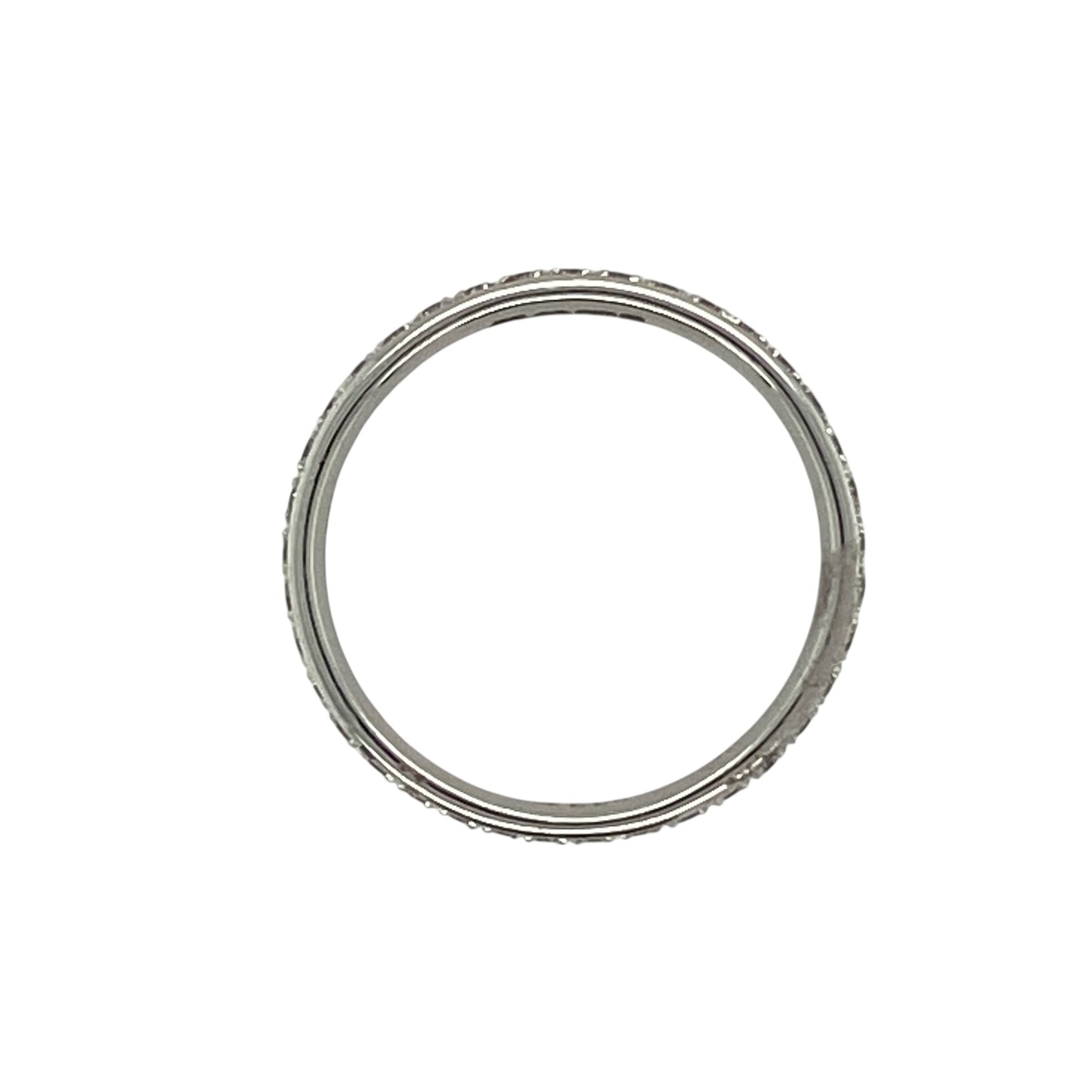 New 18ct White Gold & Diamond Set Full Eternity Band Ring