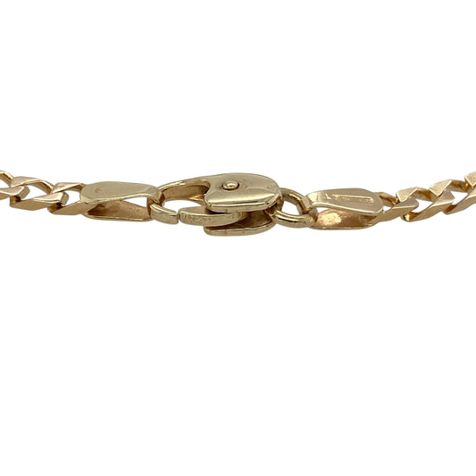 Bring classic style and personalised charm to your jewellery collection with this pre-owned 9ct yellow gold curb identity bracelet β a refined piece with timeless appeal.
Design: The bracelet measures 7.5" in length and features 2mm curb links paired with a sleek identity bar measuring 3mm by 33mm, offering space for personal engraving if desired.
Material: Made from 9ct yellow gold, the polished finish enhances the warm tone of the metal and highlights the clean, contemporary look of the ID bar.